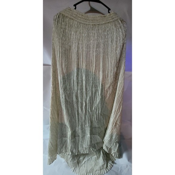 Vintage Venus Off- White Maxi Skirt Elastic Waist Size L. - Picture 3 of 3